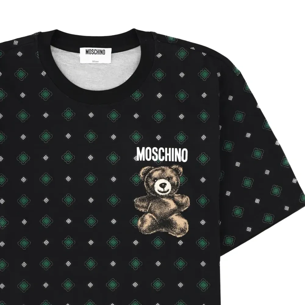 Футболка с узором "Медвежонок Поло"