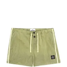 Плавки-шорты с нашивкой-логотипом