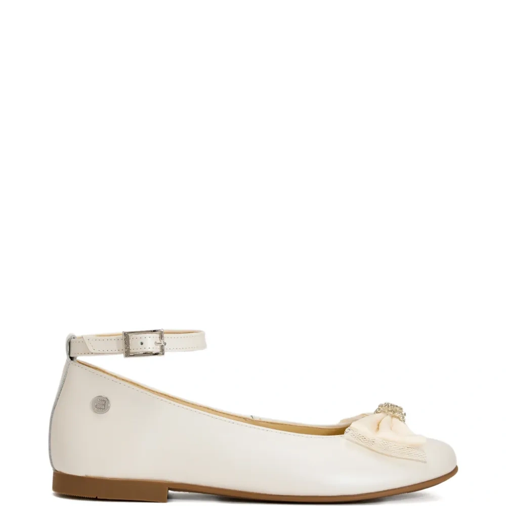 Балетки с бантом