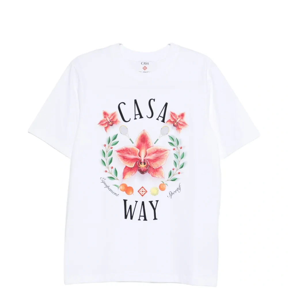 Футболка с цветочным принтом