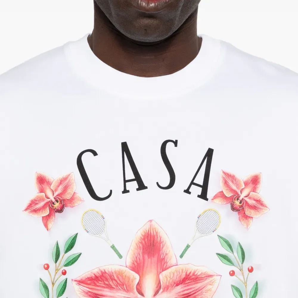 Футболка с цветочным принтом