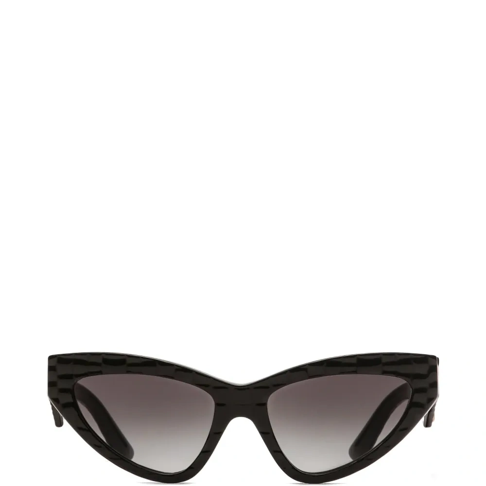 Солнечные очки в стиле "кошачий глаз" с перекрещённой оправой Солнечные очки в стиле "кошачий глаз" с перекрещённой оправой