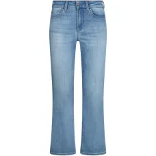 Джинсы с завышенной талией и укороченной длиной Джинсы с завышенной талией и укороченной длиной