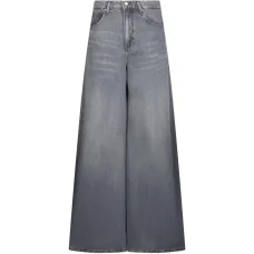 Джинсы-клёш с завышенной талией