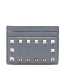 Кожаный держатель для карт с заклёпками Rockstud