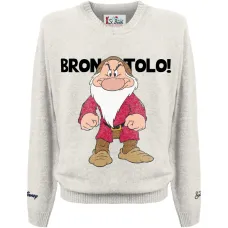 Топ с длинными рукавами с принтом