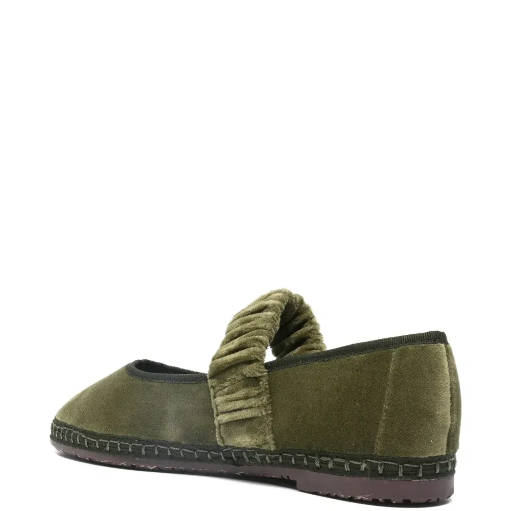 Балетки Mafalda с присборенными ремешками