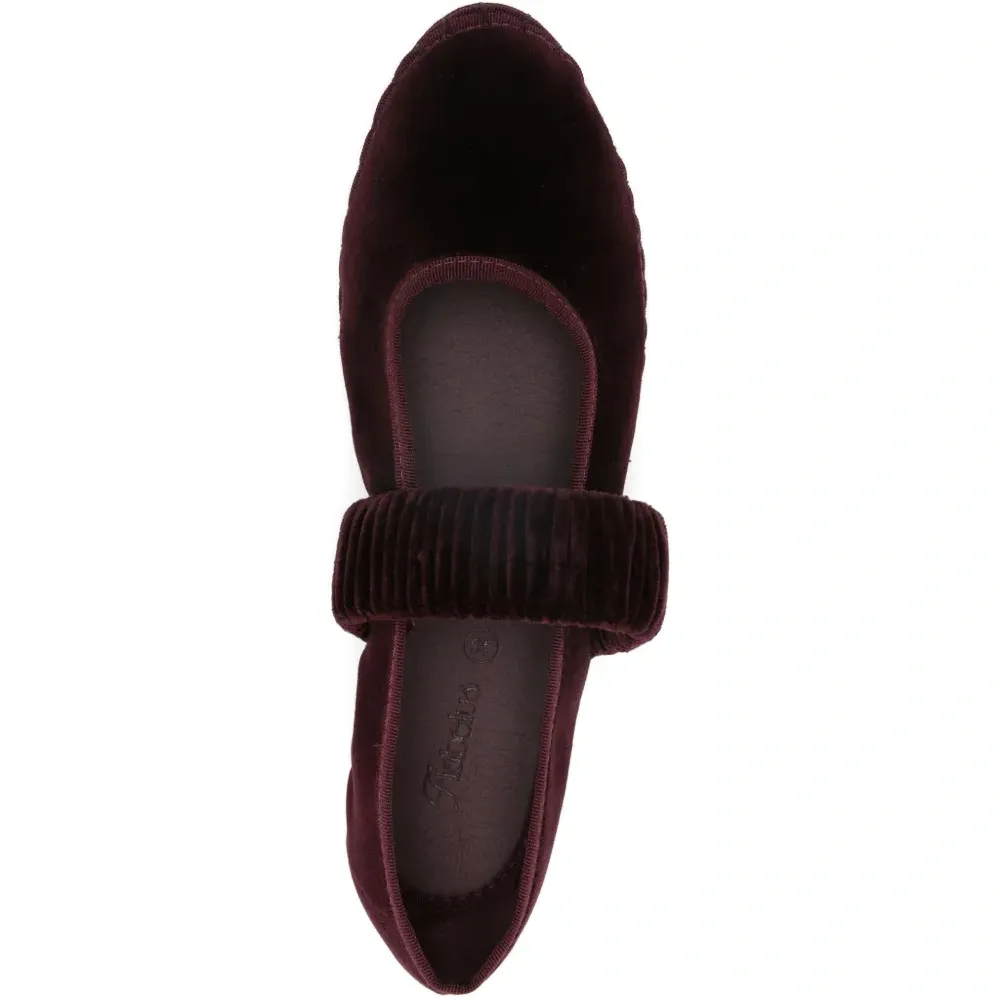 Балетки Mafalda с присборенными ремешками