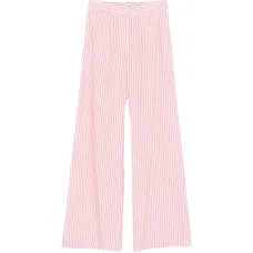 Широкие брюки в полоску