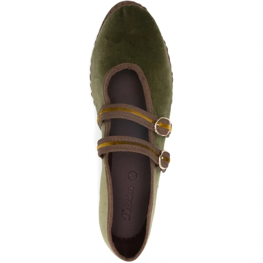 Балетки Claire с двумя ремешками