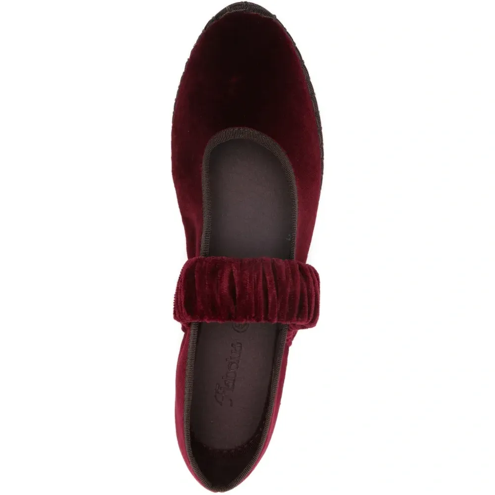 Балетки Mafalda с оборчатыми ремешками