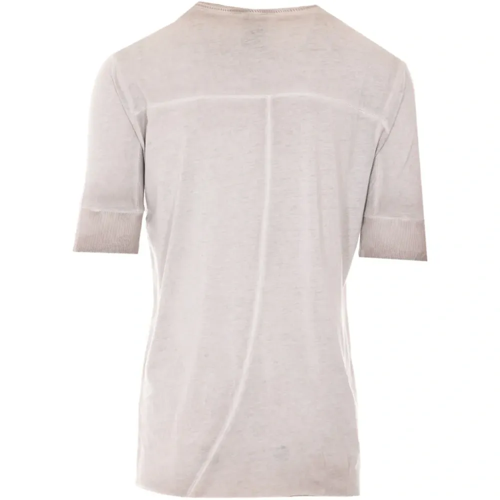 Футболка с круглым вырезом и эффектом потертости Футболка с круглым вырезом и эффектом потертости