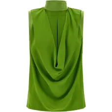 Топ без рукавов с драпировкой Топ без рукавов с драпировкой