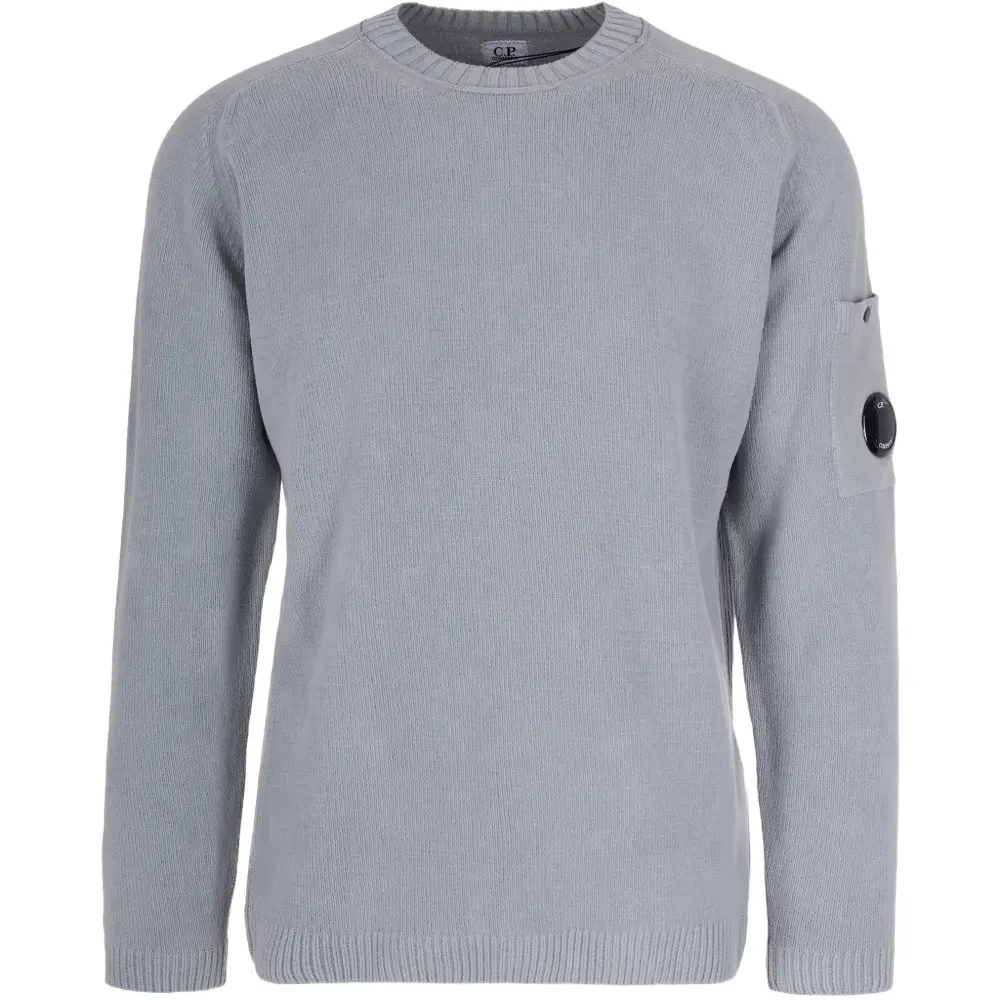 Джемпер с длинными рукавами и круглым вырезом