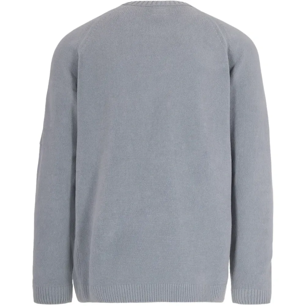 Джемпер с длинными рукавами и круглым вырезом