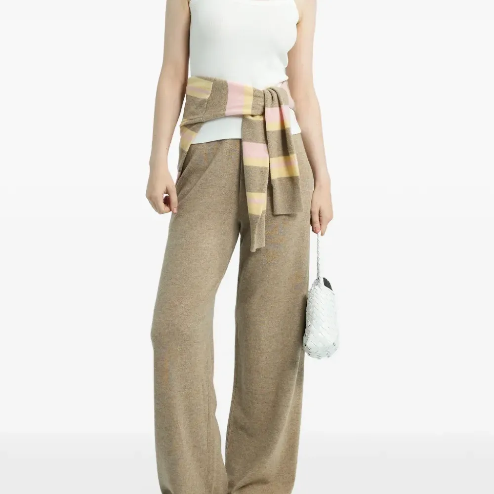 Трикотажная майка в рубчик