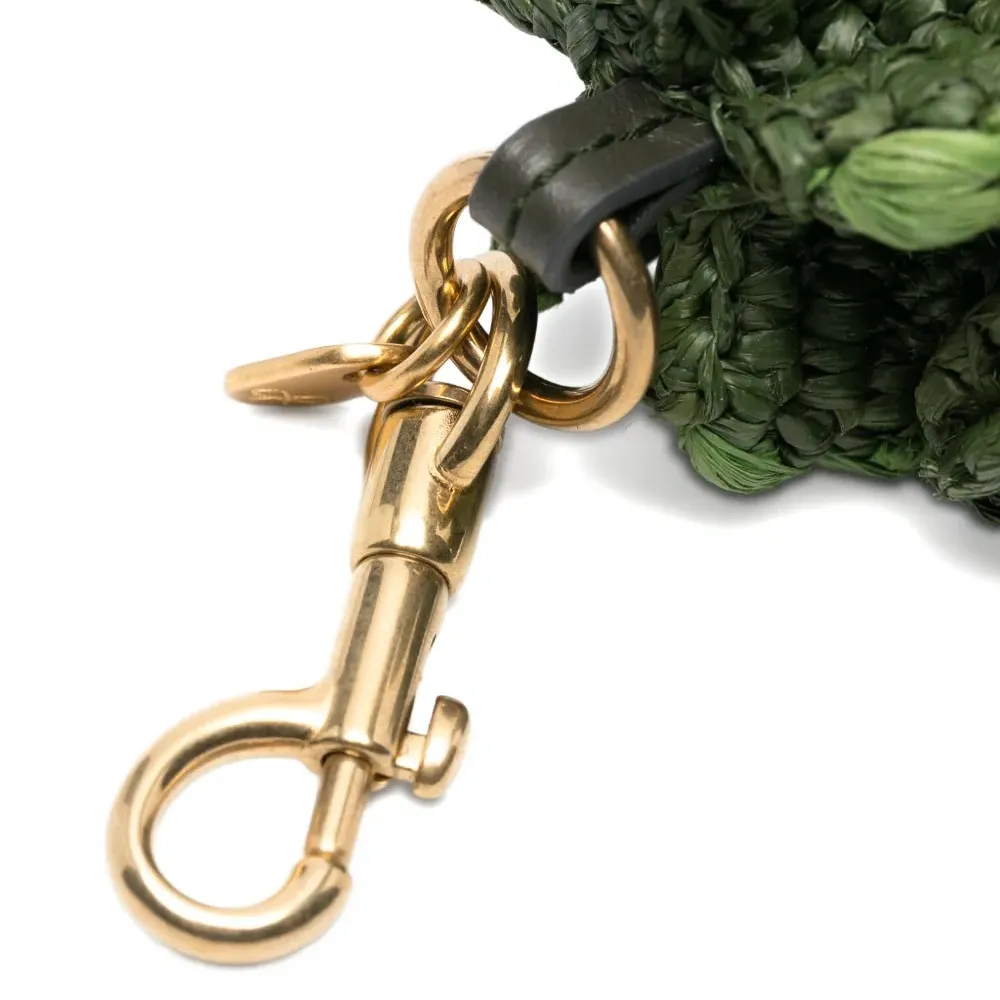 Брелок из рафии в виде кактуса