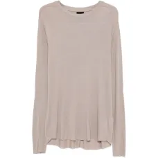 Футболка с длинными рукавами и круглым вырезом