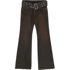 Расклешенные джинсы Soho с поясом