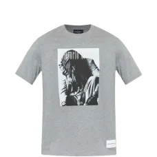 Футболка из хлопка с графическим принтом