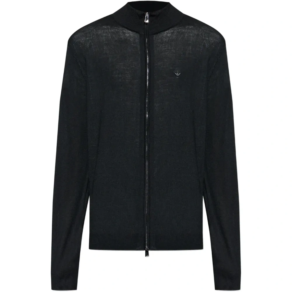 Кардиган на молнии с высоким воротом