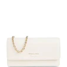 Кожаный клатч на цепочке