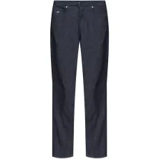 Зауженные джинсы с логотипом и кулиской