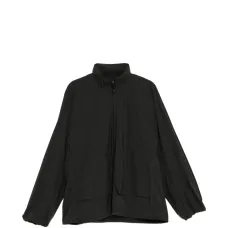 Куртка с кулиской и цветочным принтом