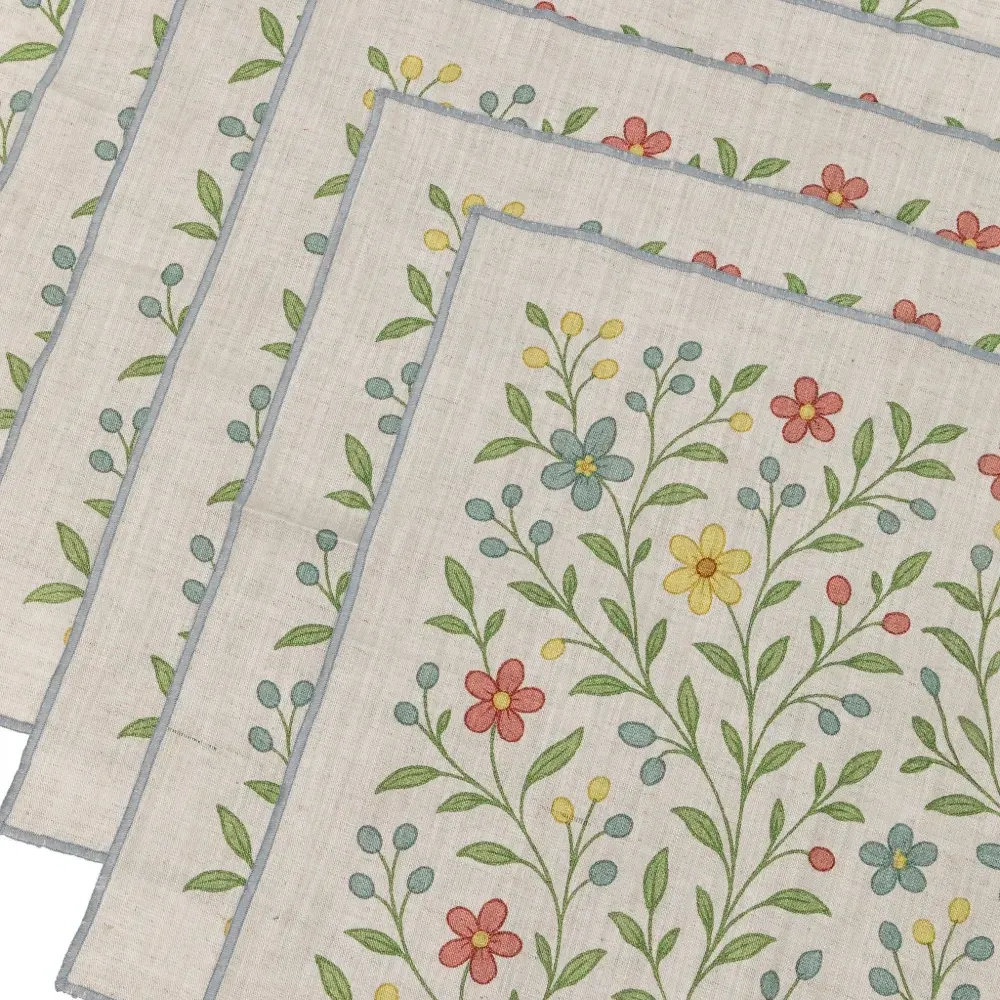 Ботанические салфетки (набор из шести штук)