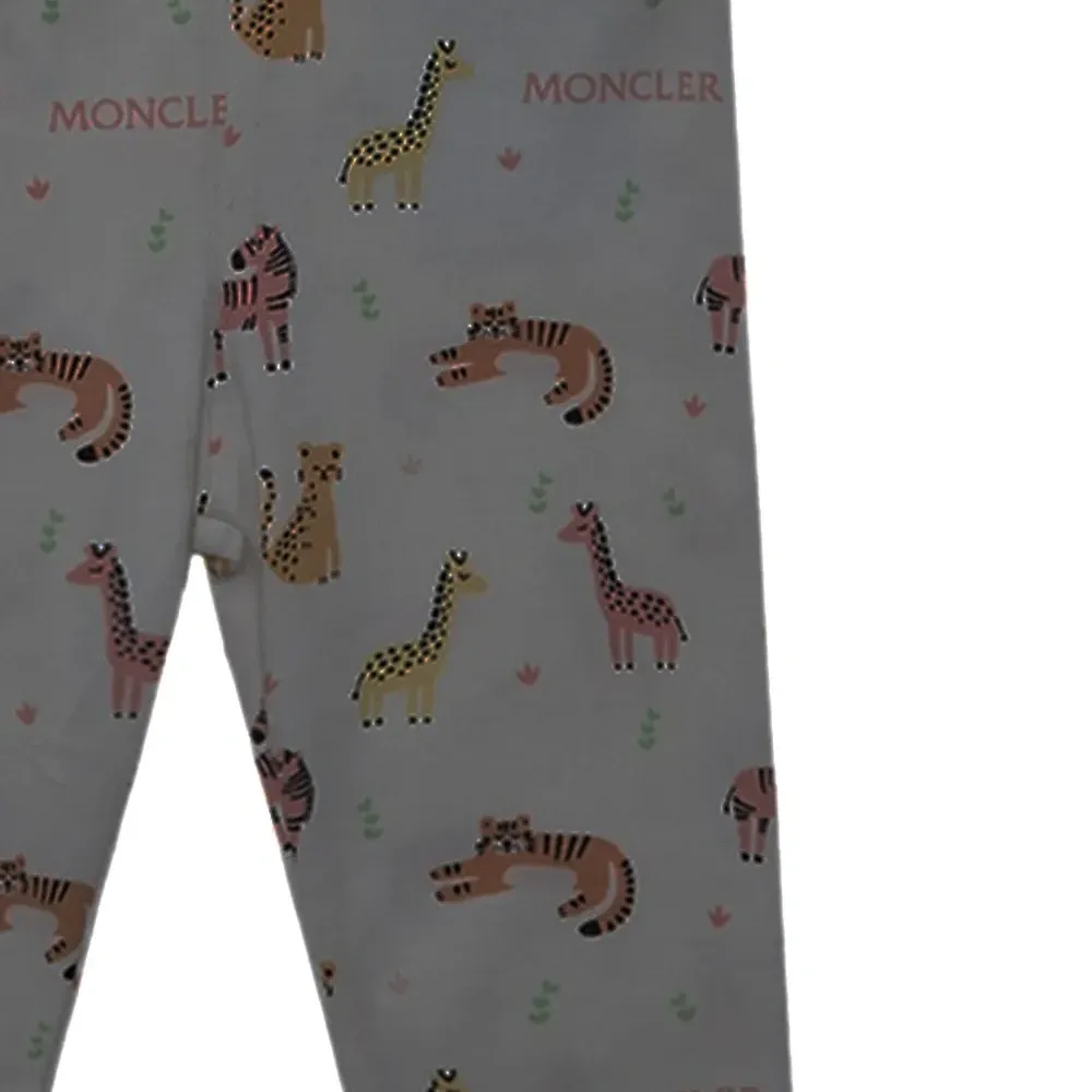 Комплект с брюками с анималистичным принтом