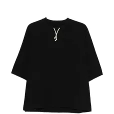 Футболка с кружевной отделкой