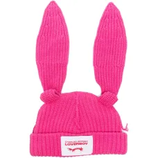 Шапка-бини с ушками кролика