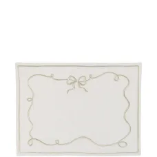 Салфетка с брелоком в виде банта Салфетка с брелоком в виде банта