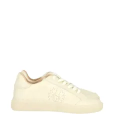 Кеды с перфорированным логотипом