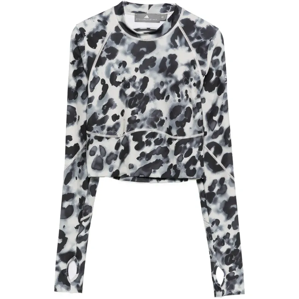 Топ с компрессионным эффектом с анималистичным принтом