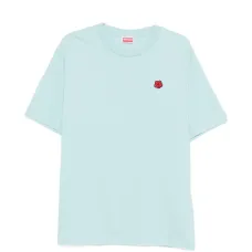 Футболка с нашивкой в виде цветка