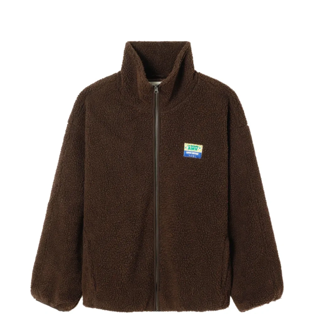 Джинсовая куртка с нашивкой-логотипом Hoktown и длинными рукавами