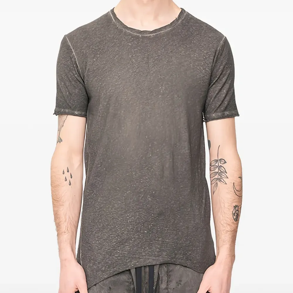 Футболка из вымытого хлопка