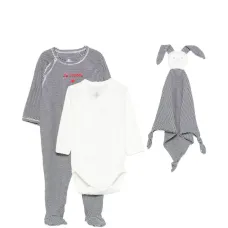 Комплект из трёх полосатых боди