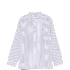 Поло без воротника в полоску Поло без воротника в полоску