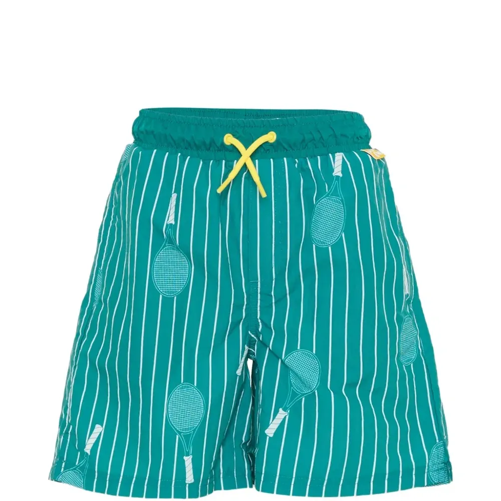 Плавки в полоску в теннисном стиле