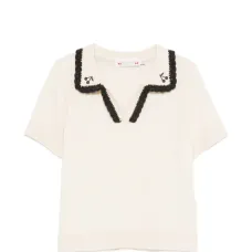 Футболка с вишневым декором