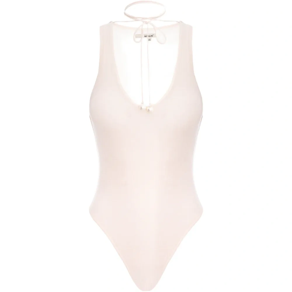 Боди с V-образным вырезом