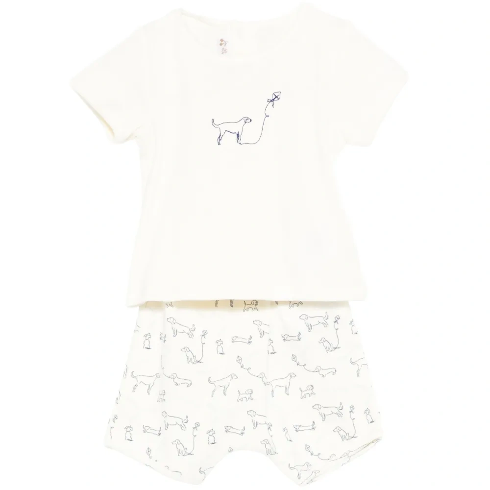 Комплект Fanilo из двух предметов с принтом "собака" (шорты и топ)