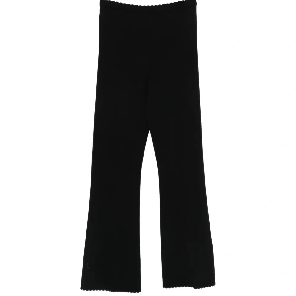 Брюки с волнистой отделкой