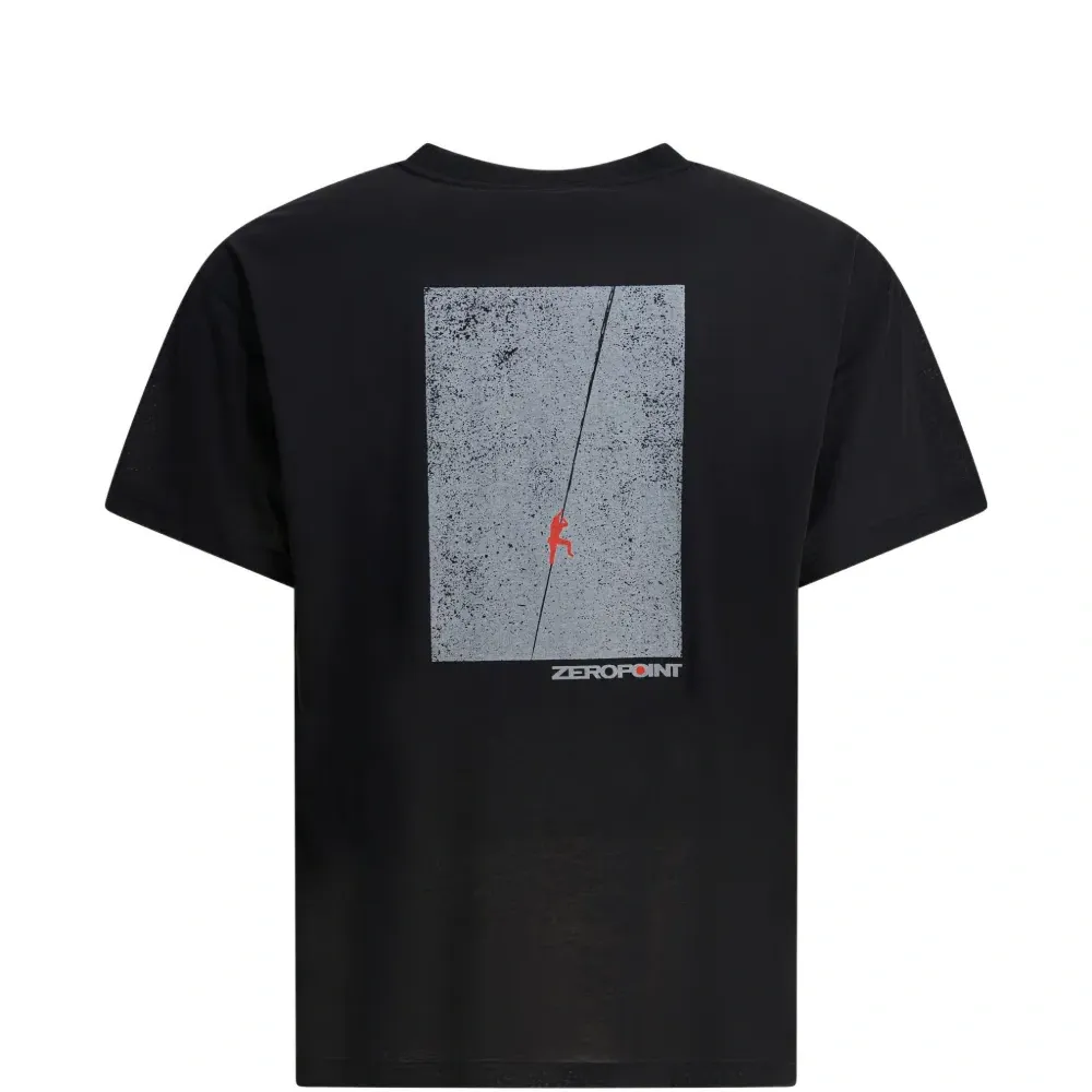 Футболка с графическим принтом и круглым вырезом