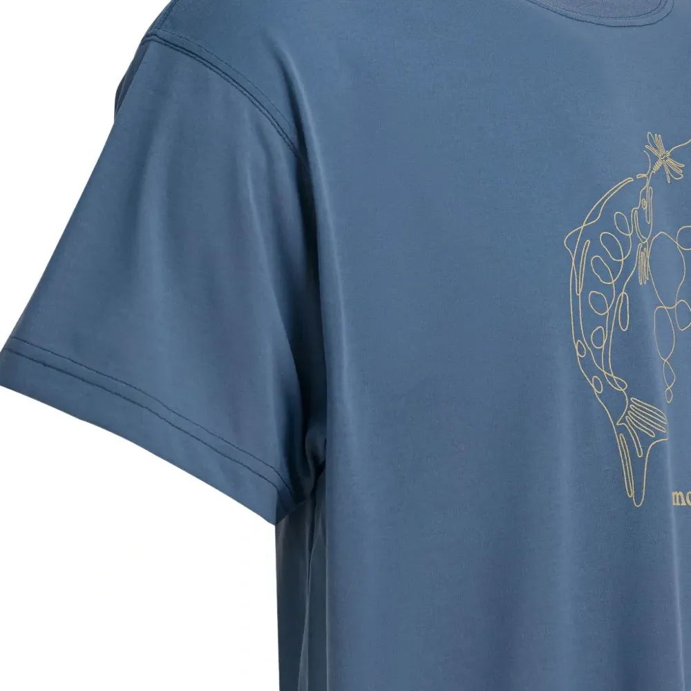 Футболка с графическим принтом и круглым вырезом