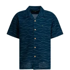 Рубашка с узором на пуговицах