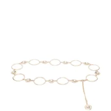 Цепочный ремень, украшенный кристаллами