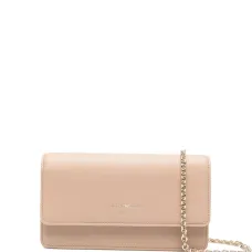 Клатч из кожи с цепочкой